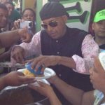 Farid Ortiz celebró su cumpleaños con el pueblo