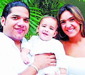 Leo Gómez Jr y su familia