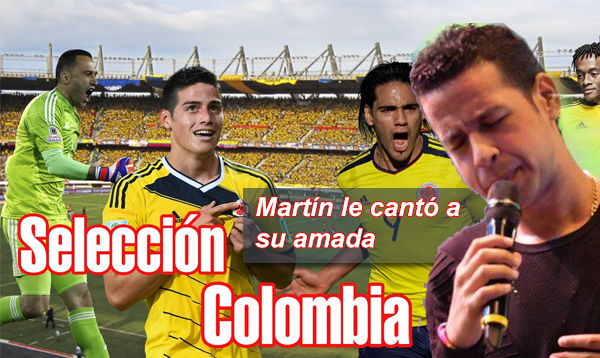 El día en que Martín Elías le cantó su amada selección Colombia