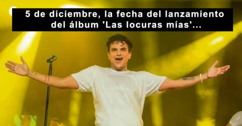 5 de diciembre, la fecha del lanzamiento del álbum 'Las locuras mías'