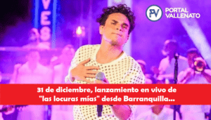 Silvestre Dangond despedirá el año con un concierto virtual el 31 de diciembre desde Barranquilla.