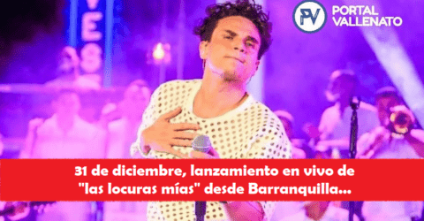 Silvestre Dangond despedirá el año con un concierto virtual el 31 de diciembre desde Barranquilla.