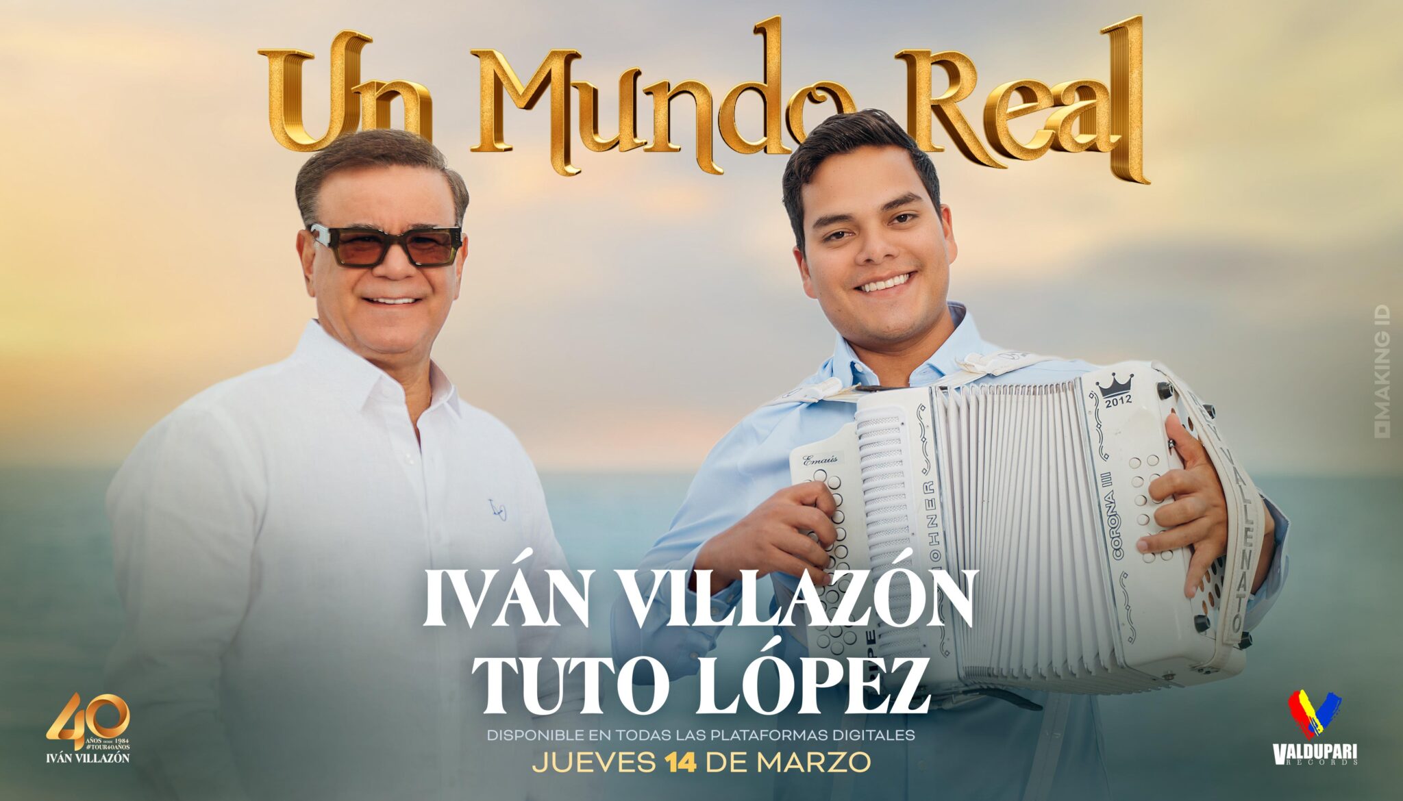 Iván Villazón presenta su nuevo álbum ‘Un mundo real’ - potalvallenato.com