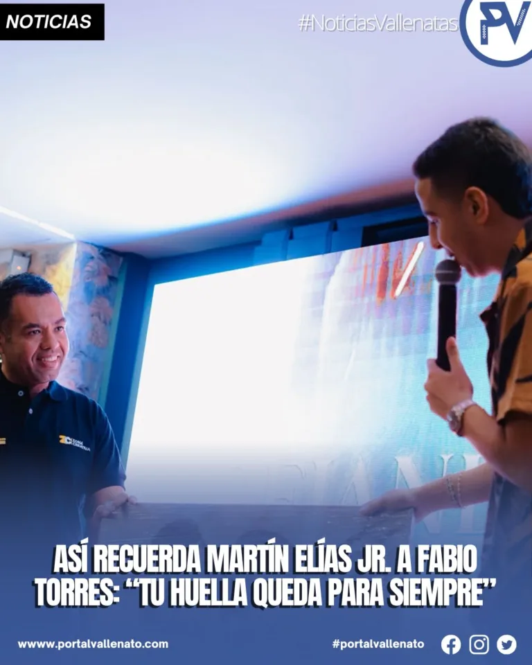 Así recuerda Martín Elías Jr. a Fabio Torres: 'Tu huella queda para siempre'