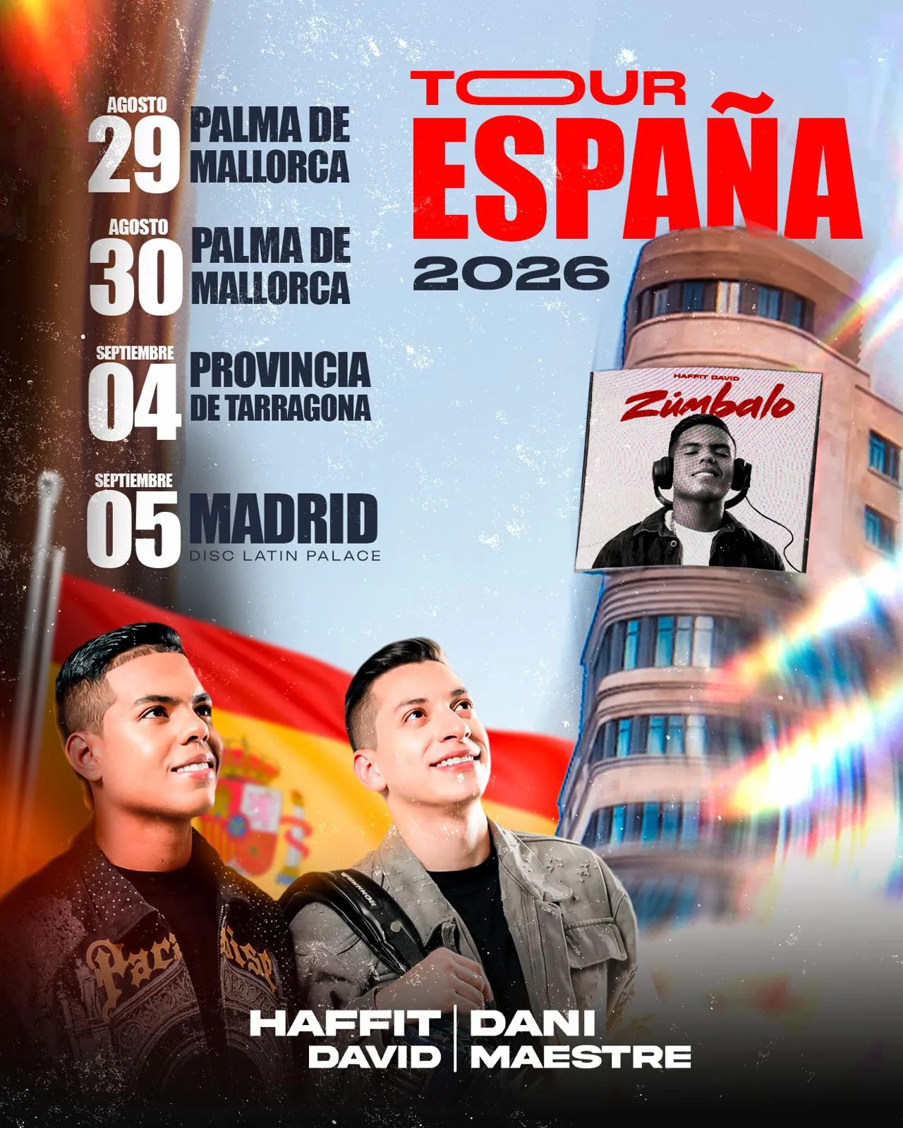 En su mejor momento: Haffit David anuncia su primera gira por Europa🇪🇸