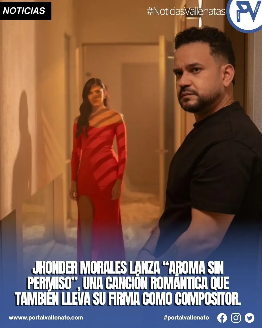 Jhonder Morales lanza “Aroma sin permiso”, una canción romántica que también lleva su firma como compositor.